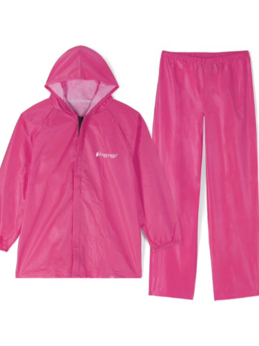 Frogg Toggs Ultra-Lite2 Girls Size Large Youth Rain Suit Hot Pink Packable